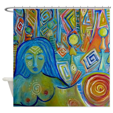 Meditation Shower Curtain